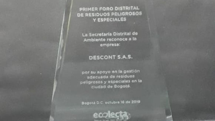 Reconocimiento a Descont